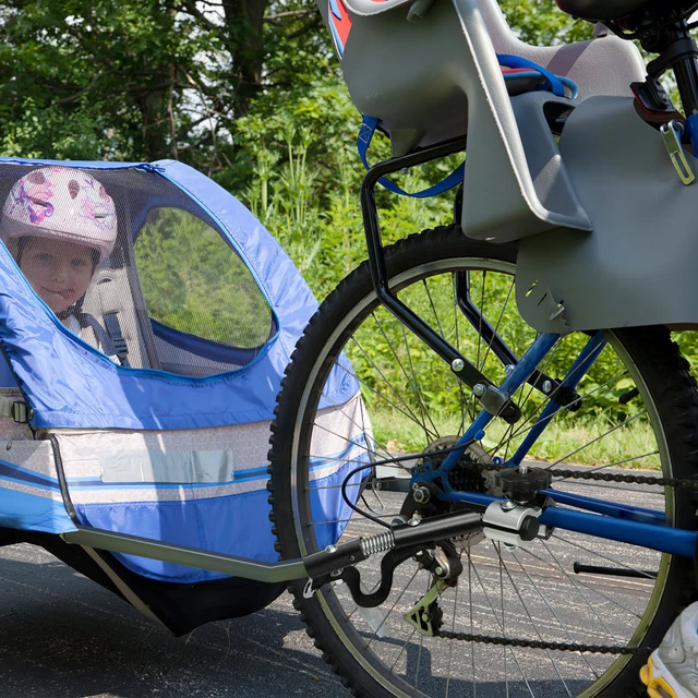 WeeRide Co-Pilot - Rimorchio Bici Per Bambini, Aggancio Rapido, Per Età 4-9 Anni (fino A 35kg) - Foto 3