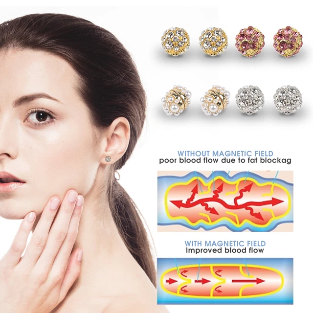 Gewichtsverlust Ohrringe Dorina Ohr Akupressur Magnetherapie Detoxi Ohrringe