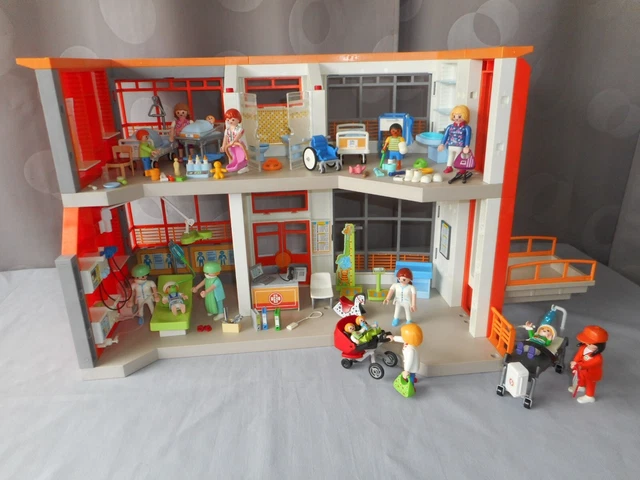 PLAYMOBIL 6657 RESCUE Hopital Pediatrique Amenage Docteur Enfants EUR