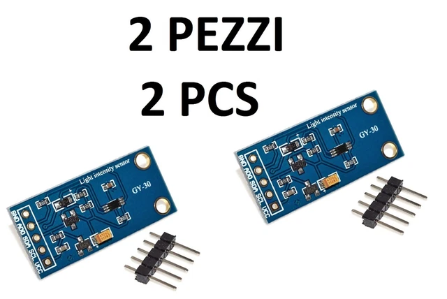 Sensore Di Luminosit&agrave; BH1750 GY-302 Per Arduino - Modulo Di Misurazione Intensit&agrave; Luminosa - Uscita Digitale