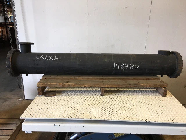 Rocore Shell & Tube Heat Exchanger, 200sq ft., Steel Shell, 250psi, #90231