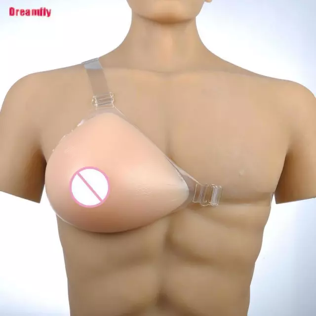 LOT Shoulder Strap Breast Lifelike Silicone Breast Pad Fake Boob for Mastectomy