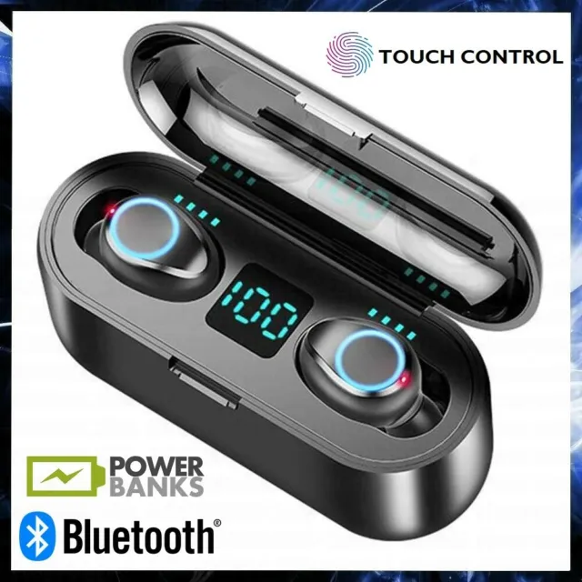 Écouteurs Bluetooth 5.0 Sport Wireless Tws sans Fil Dans Oreille Power Banque