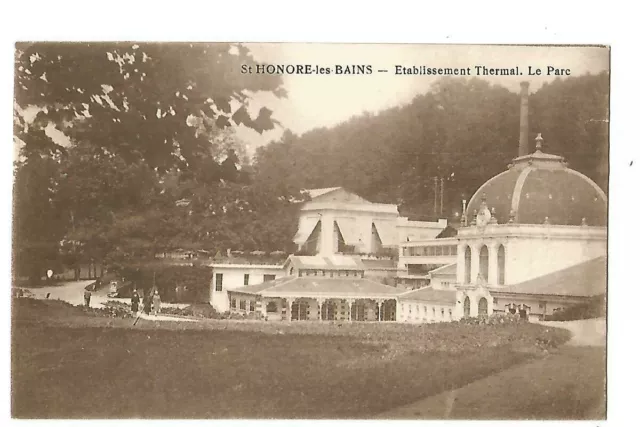 58  Saint Honore Les Bains  Etablissement Thermal Et Parc