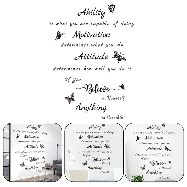 Décoration Murale,Autocollant Mural Papillon Blanc 3D De Grande Taille