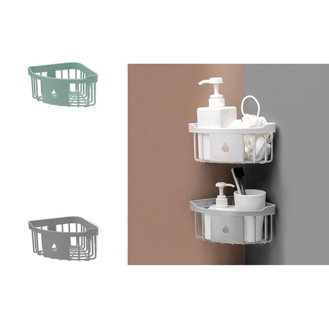 Soporte para artículos de tocador triángulo estante resistente al té soporte para artículos de tocador almacenamiento de cocina