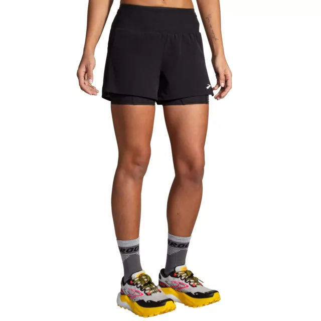 Brooks Short Running Donna - High Point 3" 2-in-1 - 221656