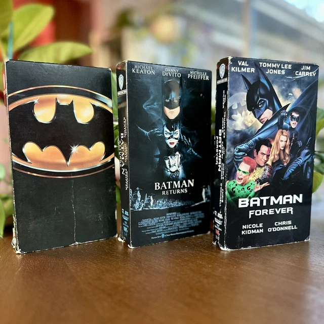 Batman Batman Returns Batman Forever Vhs Tape Set Lot Bundle £1154 