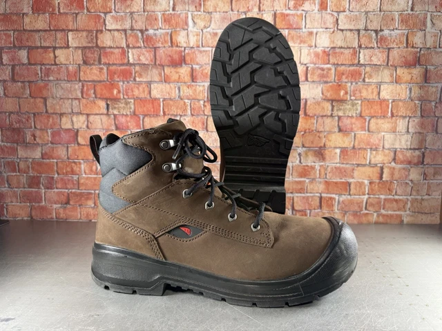RED WING SHOES VersaPro Brown 3028 6” Composite Safety Toe Boots Men ...
