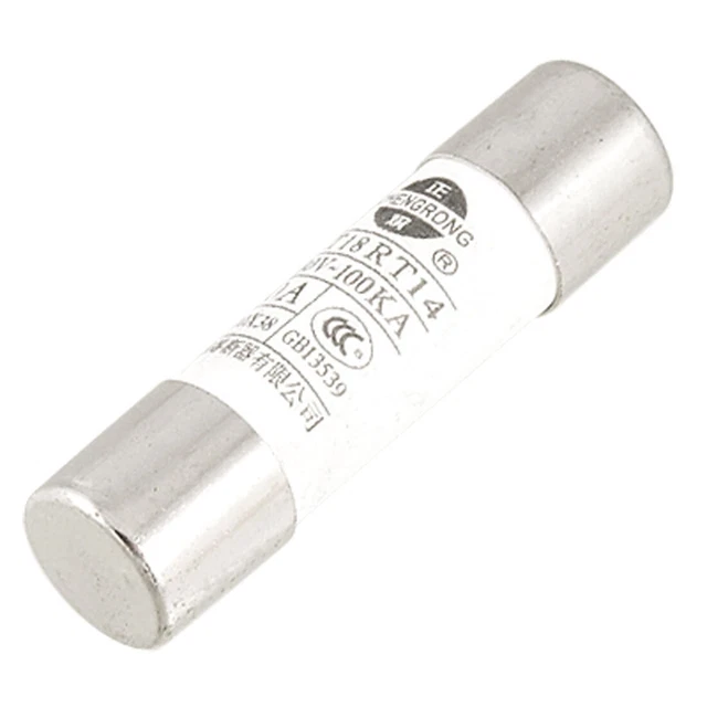 10mm x 38mm 380V 40A Cylindrique Contact Capuchon Fusibles En Céramique 5 Pcs