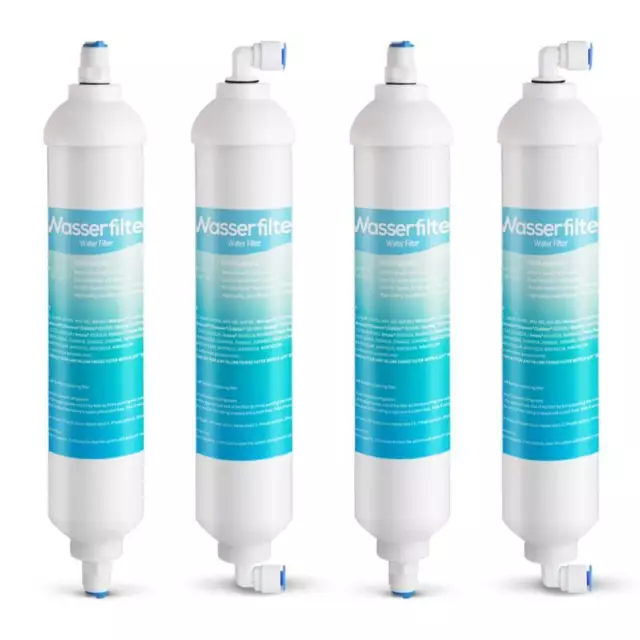 4 x Wasserfilter Kühlschrank Universal für LG Samsung Aqua Pure Plus AEG