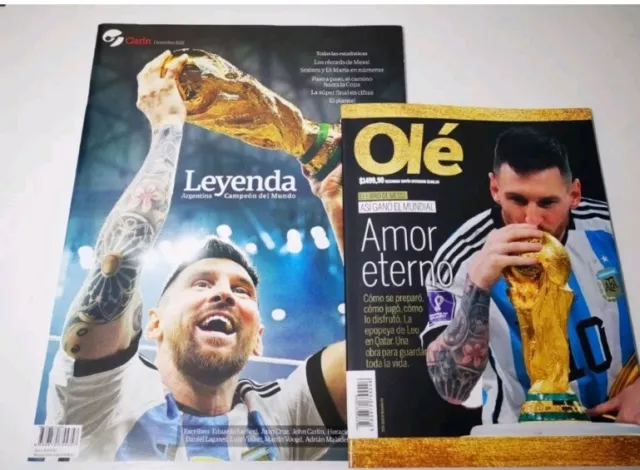 🇦🇷 Revista Olé + Clarín. Especial Lionel Messi "Leyenda" y Así ganó el Mundial