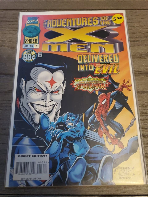 The Adventures of The X-Men #3 Vol 1 Marvel 1996 Direct Edition NM