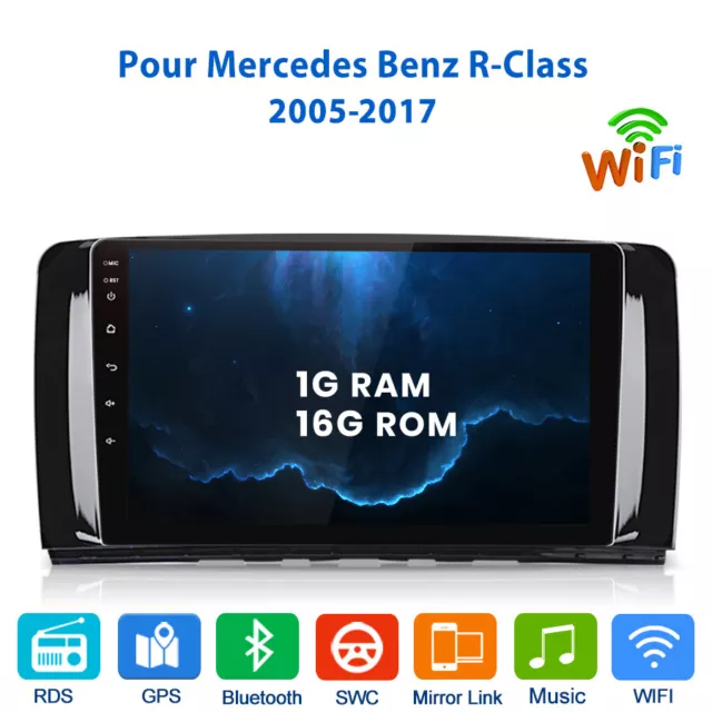 9" 1+32GB Pour Mercedes R-Class W251 R300 ML W164 Autoradio DAB Navi 2005-2017
