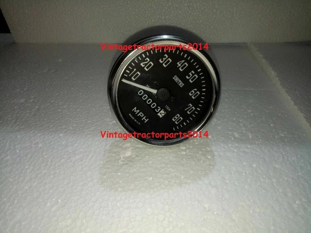Compteur De Vitesse Smiths Réplique 150 Mph Pour Moto Vintage Triumph / BSA - Neuf, Analogique