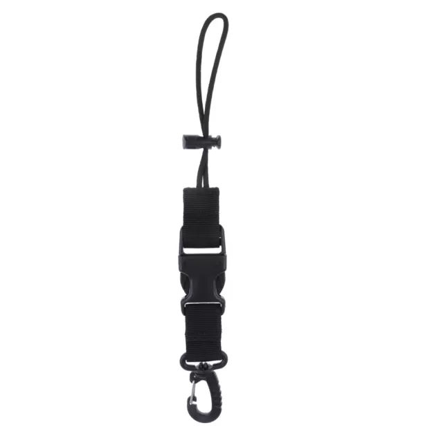 Scuba Diving Dive Strong Webbing Lanyard Holder Strap & Quick Release Buckle