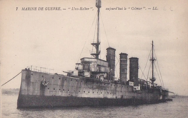 CPA AK NAVY WAR Kriegsschiff Ex KOLBERG Built in DANZIG Renowned COLMAR