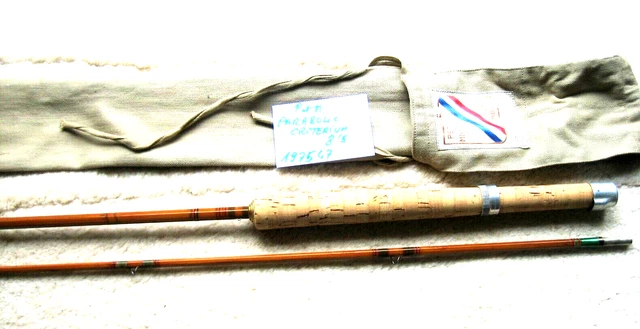Pezon Et Michel, Ritz, Super Parabolic, Fario club, bamboo fly rod