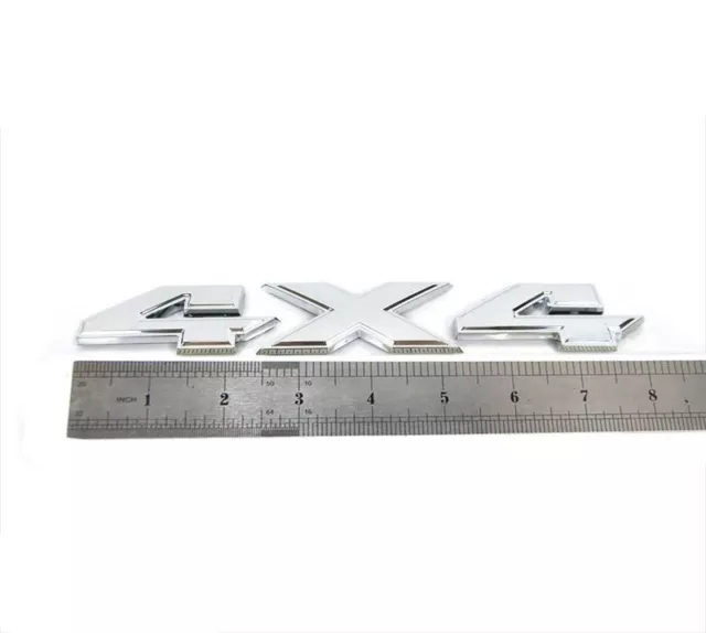 OEM Chrome RAM 4x4 Emblem Badge Nameplate 3D Decal  New 1 Fu