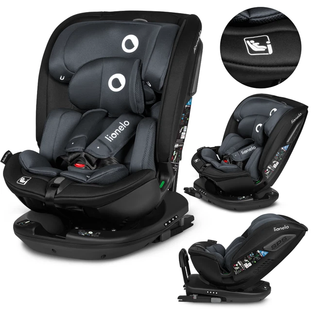 Siège-auto Pivotant Lionelo Bastiaan RWF - Groupe 0-36 Kg (40-150 Cm) - Neuf