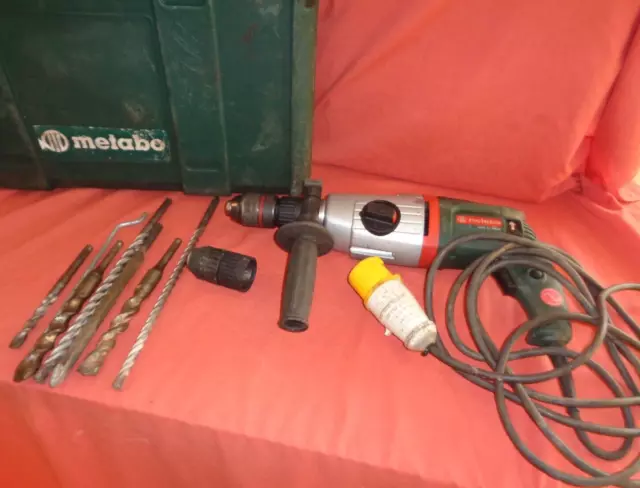 Metabo Multi-Purpose Hammer Drill UHE 22 Multi 110V + Case Bits