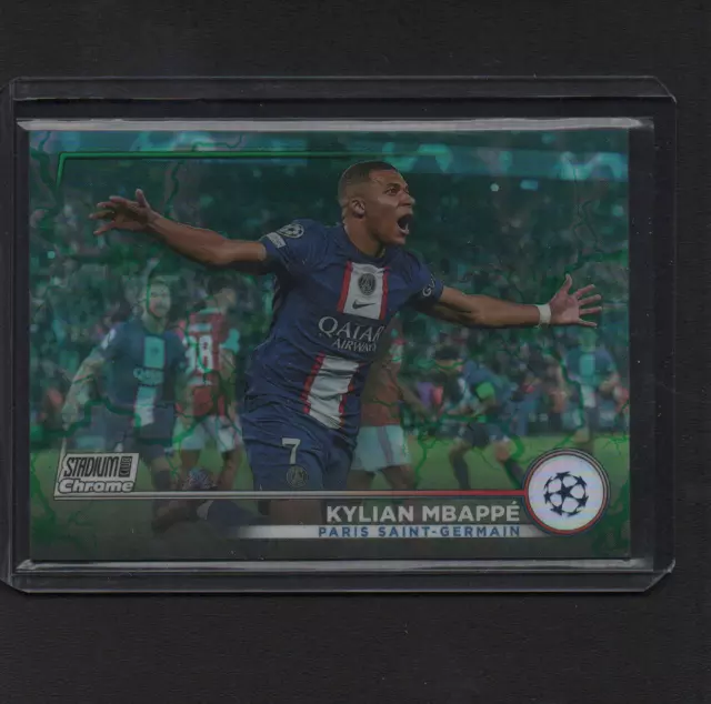 2022-23 Topps Stadium Club Chrome Kylian Mbappe Paris Saint Germain /225