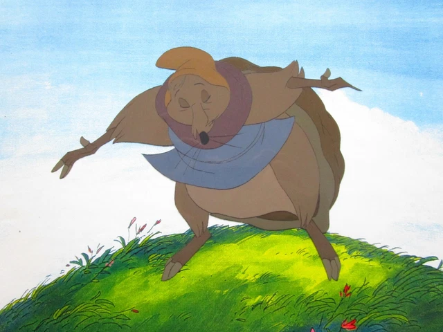 SECRET OF NIMH 1982 AUNTY SHREW DON BLUTH Original animation Production CEL