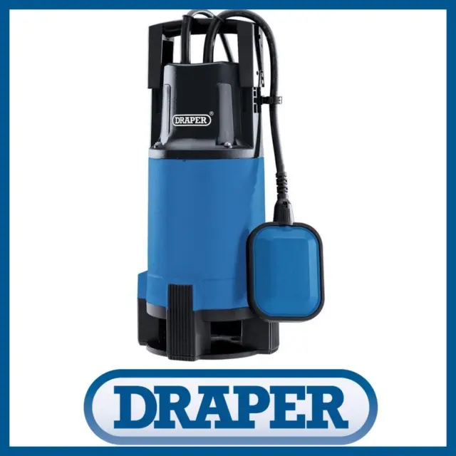 Draper 98920 110V Submersible Dirty Water Pump with Float Switch 750W