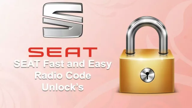 Seat Radio Code - Unlock Pin Code - All Models Rns/Rcd! Toledo Leon Ibiza Alana