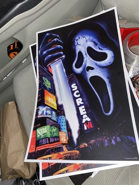 ROYAL BOBBLES SCREAM 6 GHOST FACE GITD EXCLUSIVE +Stu & Billy Autograph Card Lot 7