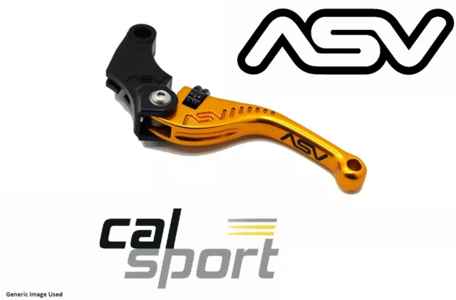 ASV Honda CBR600RR 2007-2015 F3 Short Gold Clutch Lever