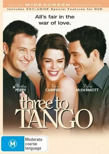 Three To Tango  (DVD 2006)  -  Neve Campbell & Matthew Perry