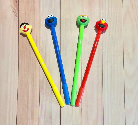 Sesame Street Pen, Elmo, Cookie Monster, Bert, Stationary, Sesame Street Gift