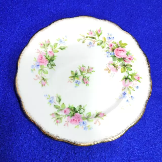 Vintage Royal Albert Bone China Moss Rose Hampton Bread Plate 1940's