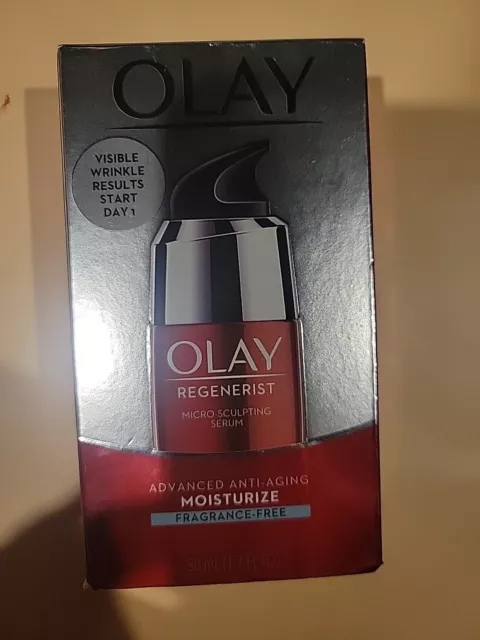 Olay REGENERIST Micro Sculpting Serum Fragrance Advance Anti-Age 1.7oz - 1091