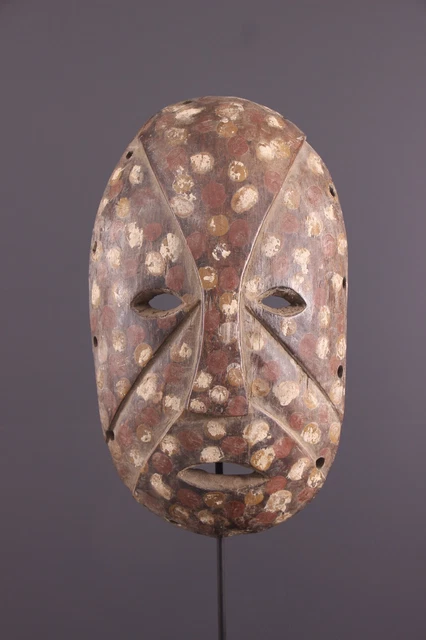 Masque Tribal Bété – Araignée – Art Premier Africain Ancien – Côte D'Ivoire