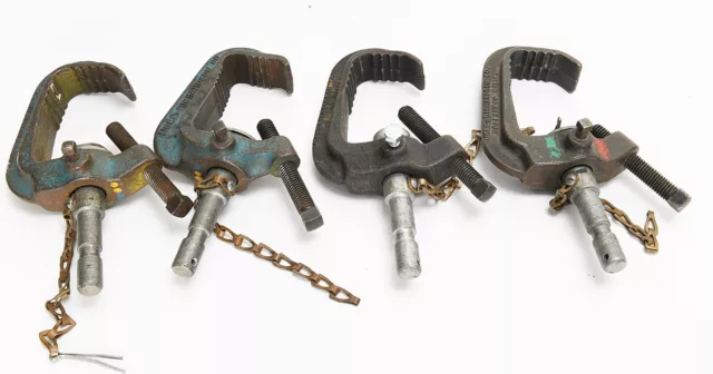 Mole-Richardson  C-Clamp Light Hanger  Set Of 4 NICE!!!