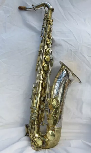King Super 20 Silver Sonic Tenor Saxophone by HN White Cleveland 1966