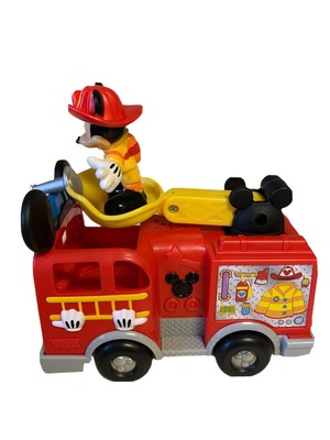 MATTEL WALT DISNEY Mickey Mouse Clubhouse Fire Engine / Truck 6” With ...
