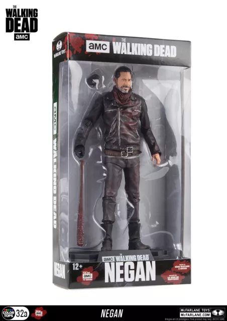 Negan Exclusive Bloody Lucille The Walking Dead Color Tops 18 cm Figur McFarlane