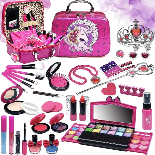 Set Trucchi Bambina Lavabile - Valigetta Non Tossica Per Principesse, Regalo Per Ragazze 4-10 Anni - Foto 12