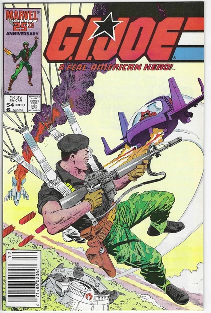 G.I. Joe Comic #54 - Marvel Comics 1986 - High Grade Newsstand