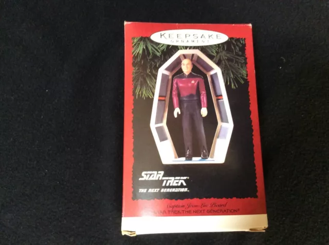 Hallmark Christmas Ornament Capt. Jean-Luc Picard 1995