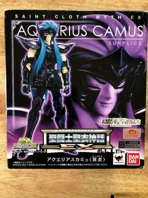 Figurine Saint Seiya Saint Cloth Myth EX Aquarius Camus Bandai - Occasion Rare - Japon