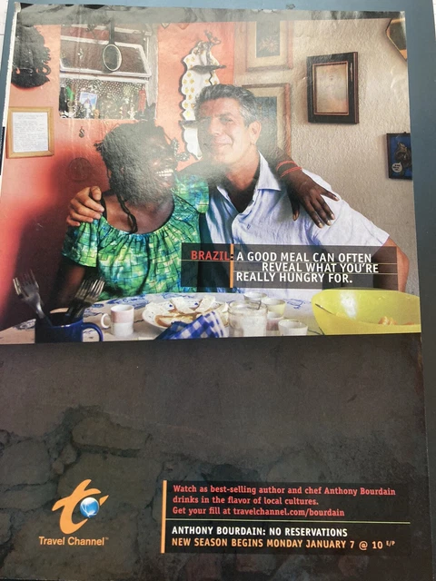 2007 Ad for Anthony Bourdain for No Reservations on Travel Channel