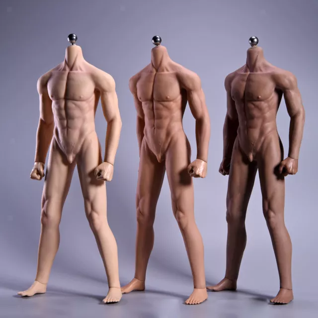 1/6 Super-Flexible Male Seamless Nude Body Stainless Steel Skeleton Figure Toy