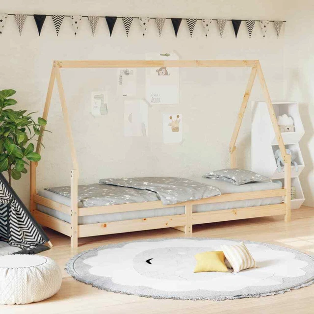 Giroletto per Bambini 80x200 cm in Legno Massello di Pino vidaXL