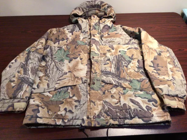 Vintage CABELA'S USA Size Mens L Camo Gore-Tex Thinsulate Hunting Jacket