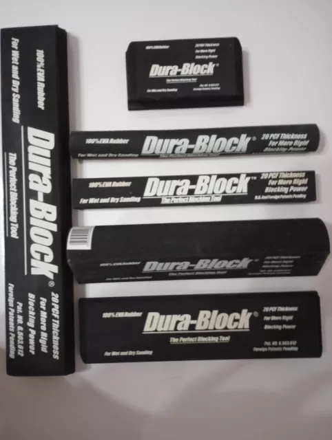 Dura-Block 6pc wet/dry sanding block set