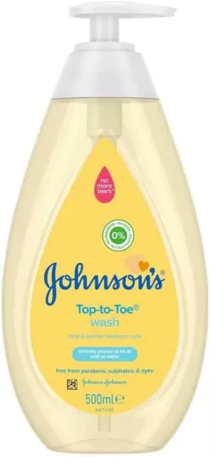 JOHNSON'S Baby Top-To-Toe Wash (500ml)  *BRAND NEW*